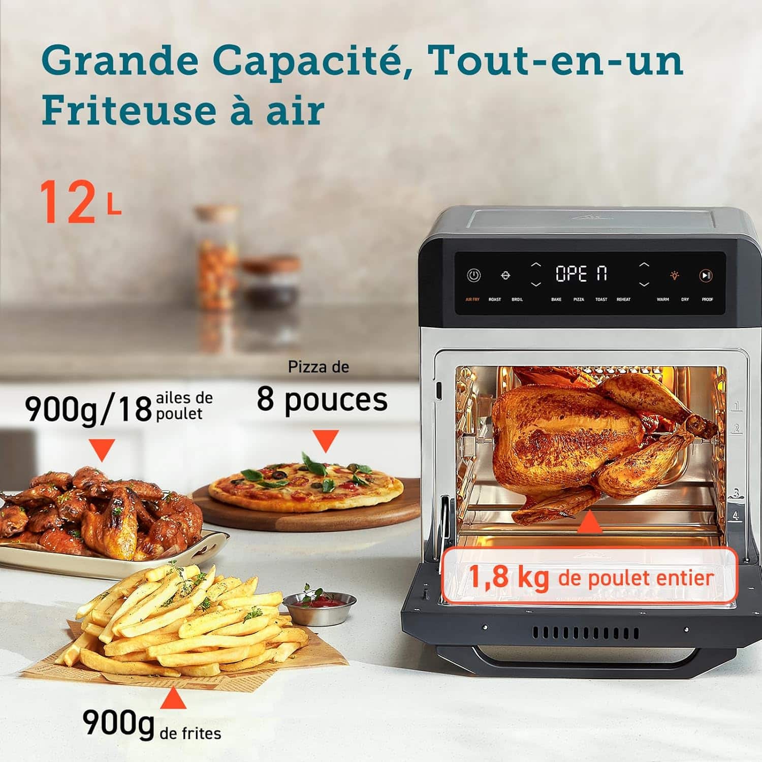 Cosori CAF R121 12L 2 air-fryer-cosori-CAF-R121-12-litres-noir-2