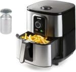 air-fryer-domo-5.5-litres-acier