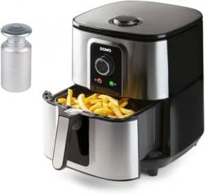 air-fryer-domo-5.5-litres-acier
