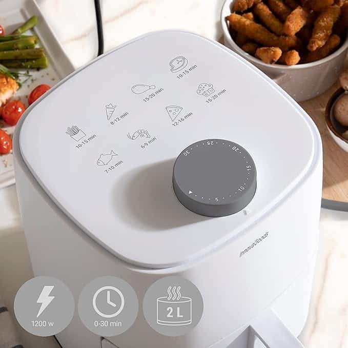 InnovaGoods V0103714 2L 3 air-fryer-innovagoods-2-litres-blanc-2