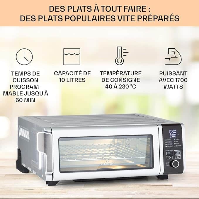 Klarstein TK32 VitaCrispSilver 10L 3 -air-fryer-klarstein-10-litres-2