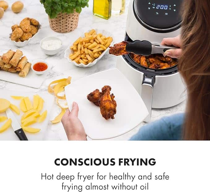 Klarstein FRY4 1200 dfgh 3.5L 2 -air-fryer-klarstein-3.5-litres-3