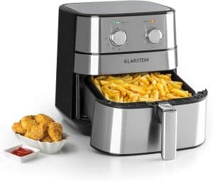 air-fryer-klarstein-5.4-litres-argenté