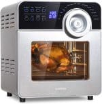 air-fryer-klarstein-aero-vital-cube-argent-14-litres
