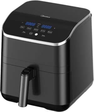 air-fryer-midea-5,5-litres-noir