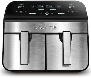 air-fryer-Gourmia-9.4-litres-noir-acier