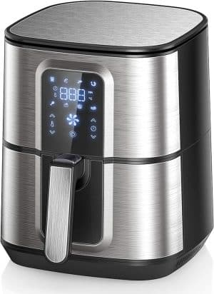 air-fryer-‎‎OZEANOS-‎‎‎OZEANOS65174-5.5-litres-noir-acier
