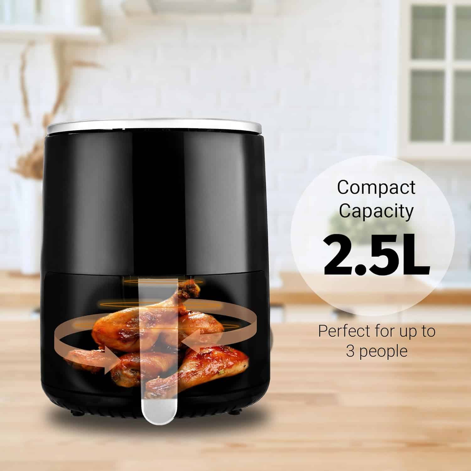 Venga! VG AFT 3007 2.5L 2 air-fryer-Venga-2.5-litres-noir-2