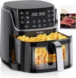 air-fryer-euary-‎‎‎8-litres-noir
