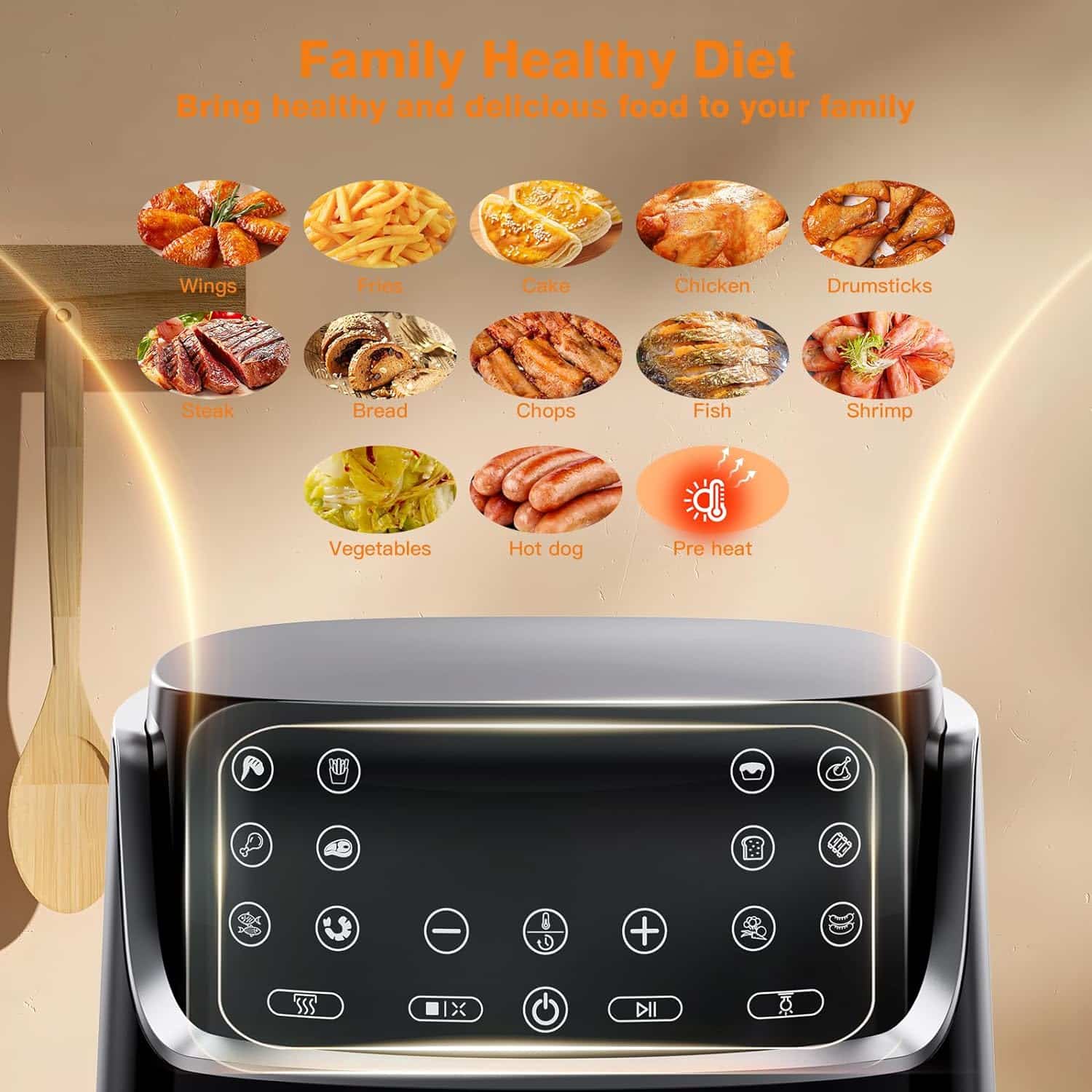 Euary KDF 591DW 8L 2 air-fryer-euary-8-litres-noir-2