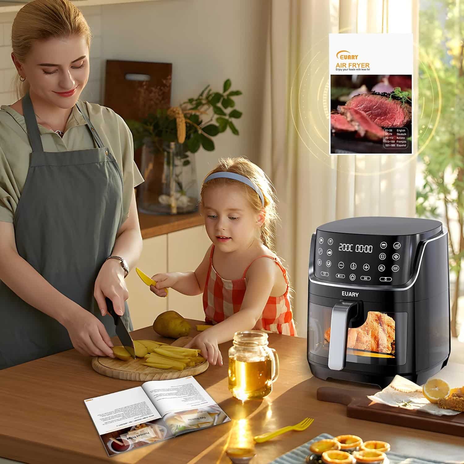 Euary KDF 591DW 8L 3 air-fryer-euary-8-litres-noir-3