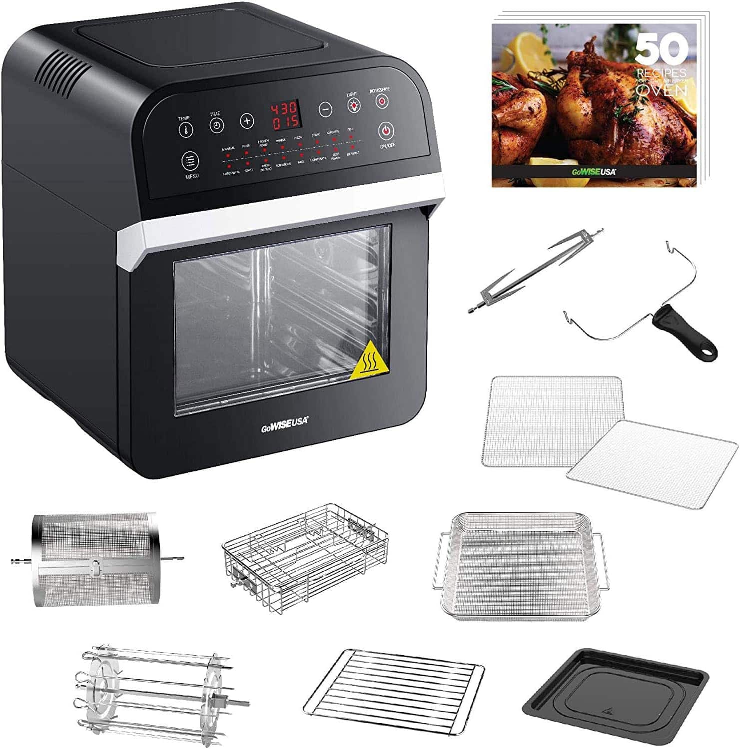 Gowise usa GW44800 12L 3 air-fryer-gowise-usa-GW44800-12-litres-noir-3