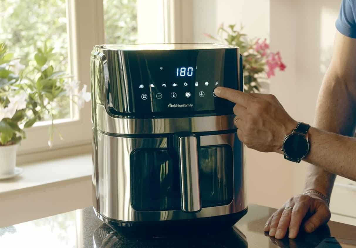 Melchioni Family 118340033 6.5L 2 air-fryer-melchioni-family-118340033-6.5-litres-noir-acier-2