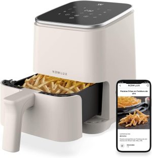 air-fryer-newlux-‎‎‎‎Air-Power-V20-couleur-creme-2-litres