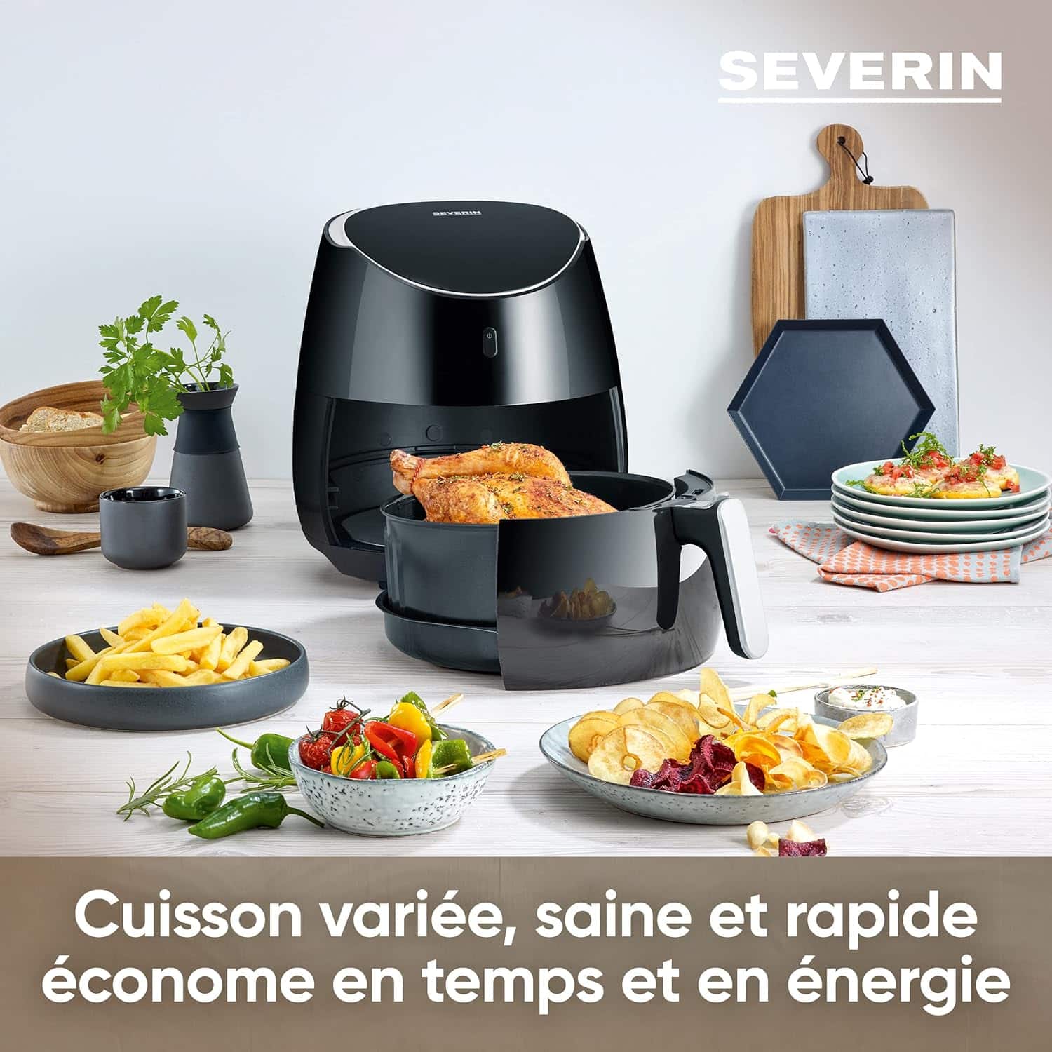 Severin FR 2445 5L 3 air-fryer-severin- FR-2445-5-litres-noir-3