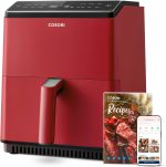 air-fryer-cosori-dual-blaze-b-6-4-litres-rouge