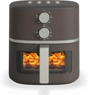 air-fryer-nutricook-essentials-classic-vision-gris-argent-afe152m-5-2-litres-gris