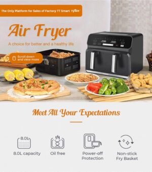 Amalee Double digital fry 8L