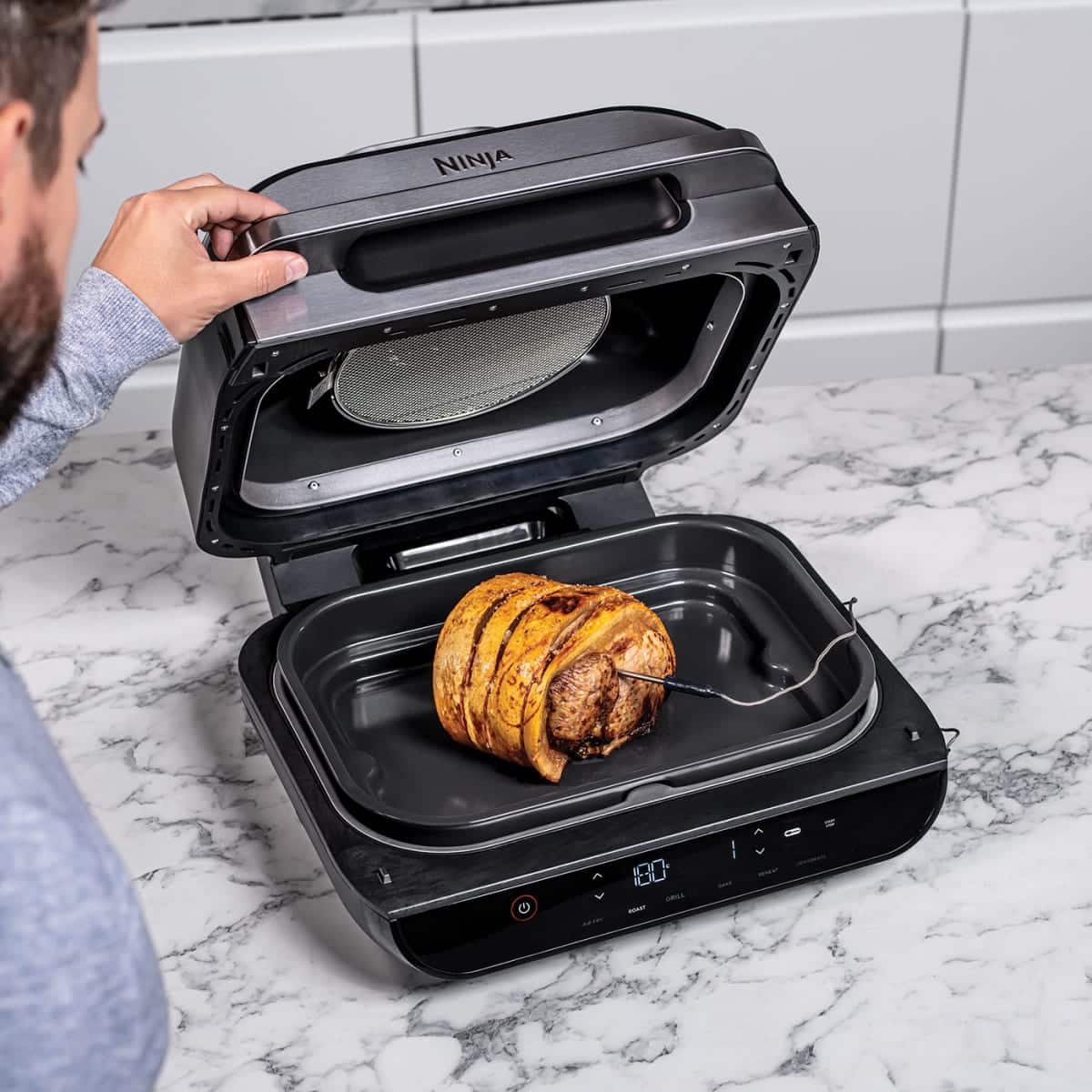 Ninja Foodi Max AG551EU 5.7L 3 air-fryer-ninja-foodi-max-ag551eu-5-7-litres-inox-noir-3